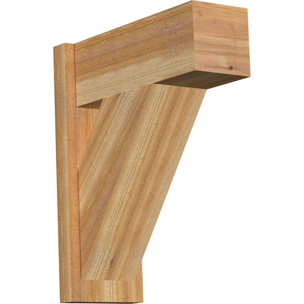 Ekena Millwork Traditional Block Rough Sawn Outlooker, Western Red Cedar, 8"W x 20"D x 24"H OUT08X20X24TRA05RWR - main